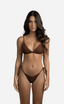 Kendall Chocolate - Triangle Bikini Top