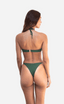 Risque Lush Green - Bandeau Bikini Top