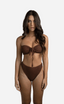 Bea Chocolate - (5 in 1) Bandeau Bikini Top