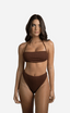 Bea Chocolate - (5 in 1) Bandeau Bikini Top